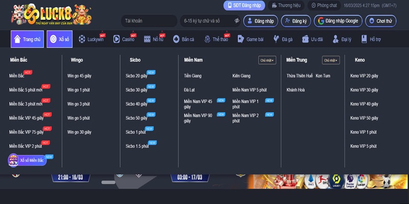 Tìm hiểu các hình thức quay thưởng xổ số Luck8